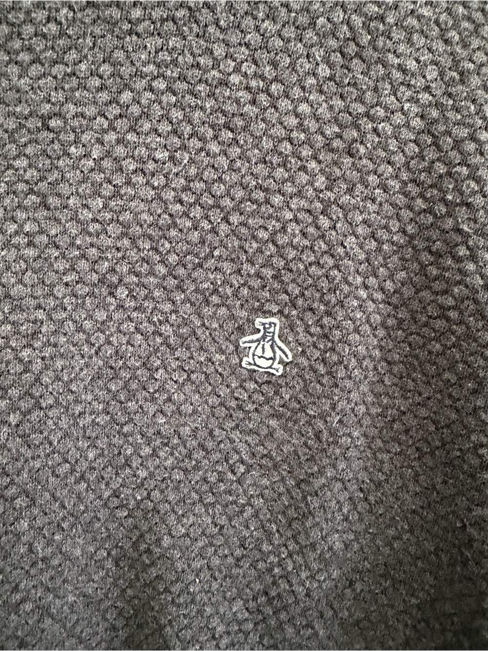 Original Penguin Men's Charcoal Crewneck Sweater - Size: L - Picture 3 of 7